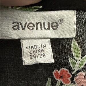 Avenue Black Floral Maxi Dress Plus size Mystery box